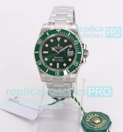 VS 1:1 Swiss Rolex Green Submariner 3235 New 41mm Watch & 72 Power Reserve